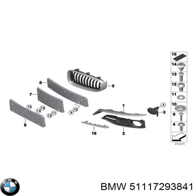  51117293841 BMW