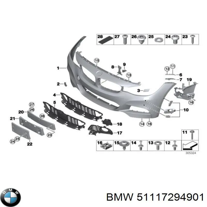  BMW 51117294901 цена, от 76.04 USD