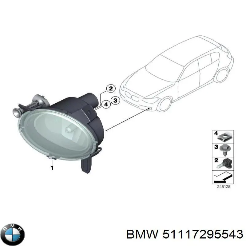 Купить 51117295543 BMW Абсорбер (наполнитель) бампера переднего