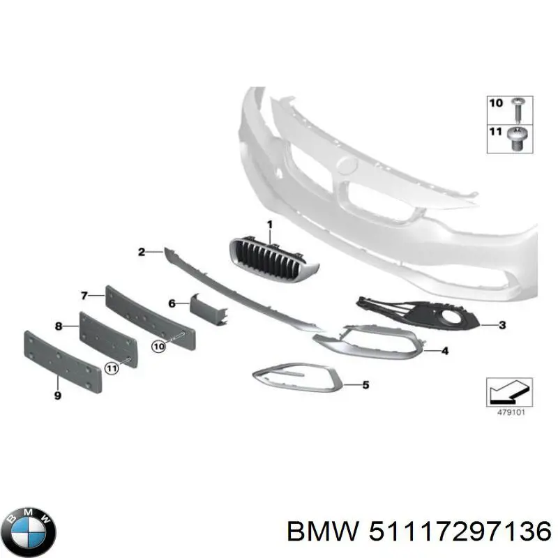  51117297136 BMW