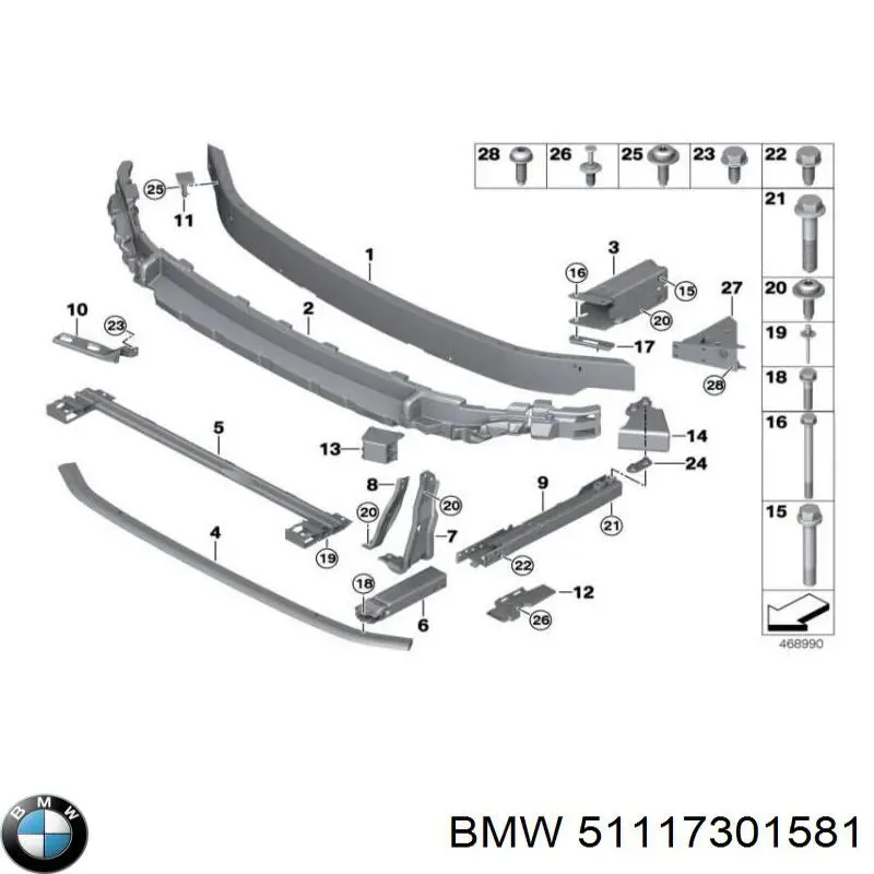 51117301581 BMW 