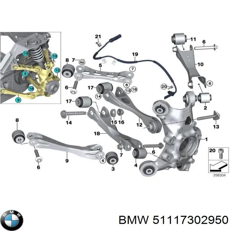  51117302950 BMW