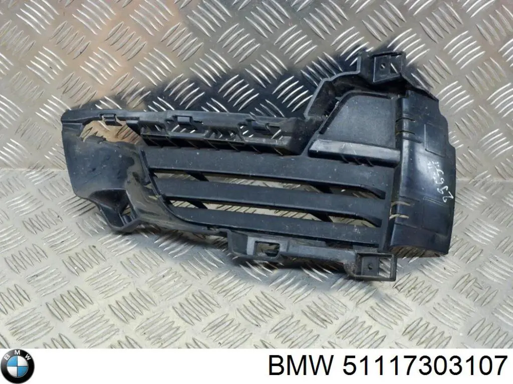 Решетка радиатора левая 51117303107 BMW