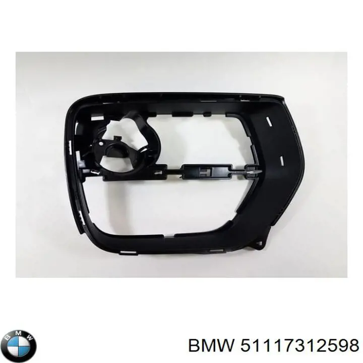 Рамка решетки переднего бампера BMW 51117312598