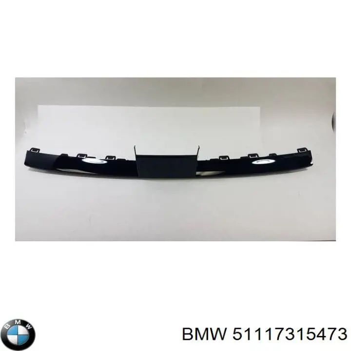 Накладка бампера переднего центральная 51117315473 BMW
