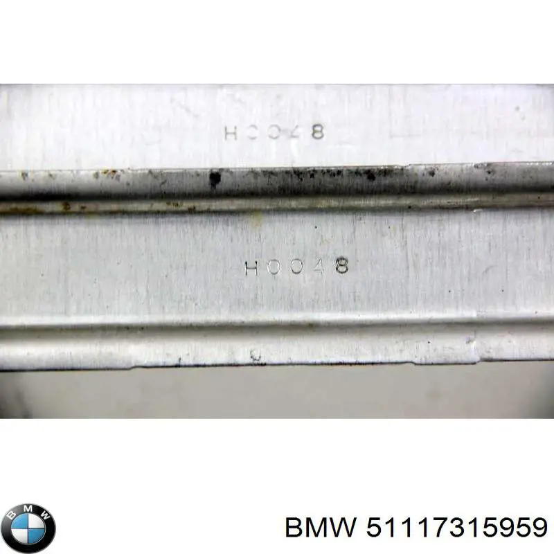 Кронштейн абсорбера переднего бампера 51117315959 BMW