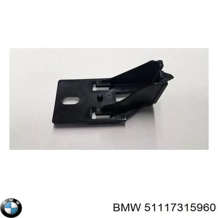 Кронштейн абсорбера переднего бампера 51117315960 BMW