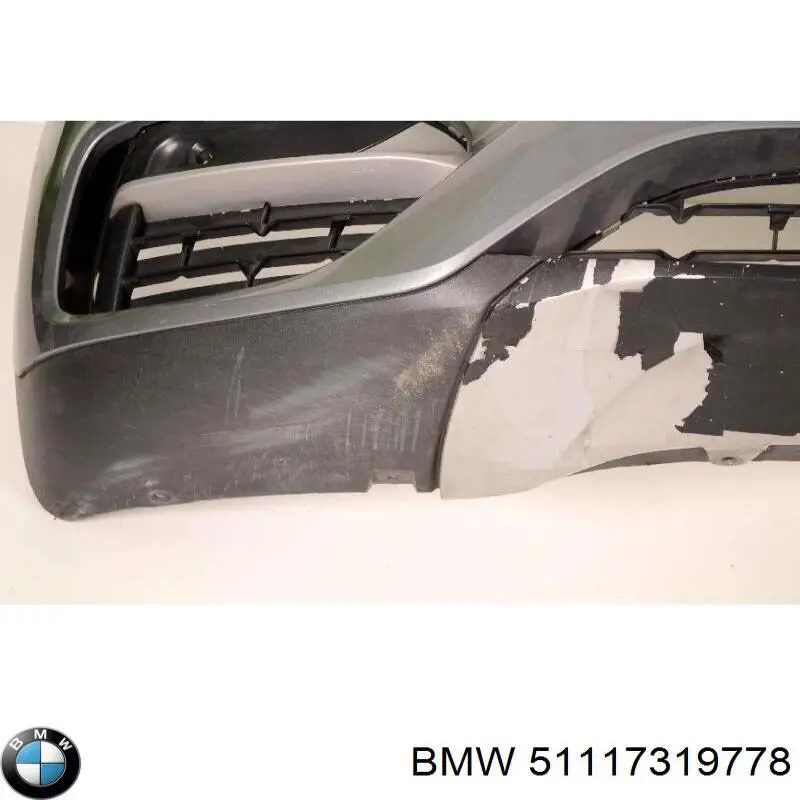 51117319778 BMW Заглушка ПТФ бампера переднего правая