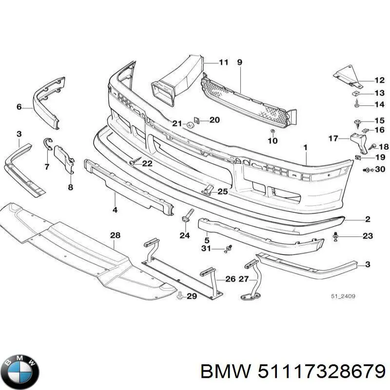 Купить 51117328679 BMW 