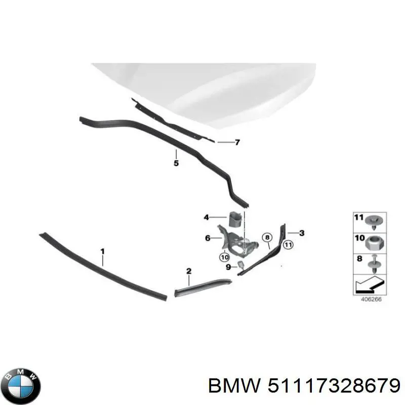  BMW 51117328679 цена, от 49.87 USD