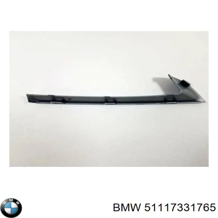 Молдинг бампера переднего, левый BMW 51117331765 цена, от 11.81 USD