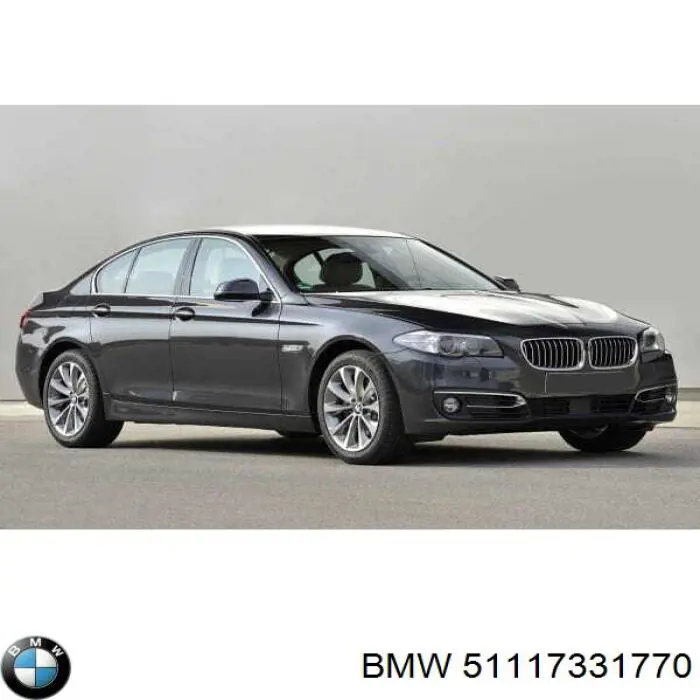 Молдинг решетки бампера переднего правый 51117331770 BMW