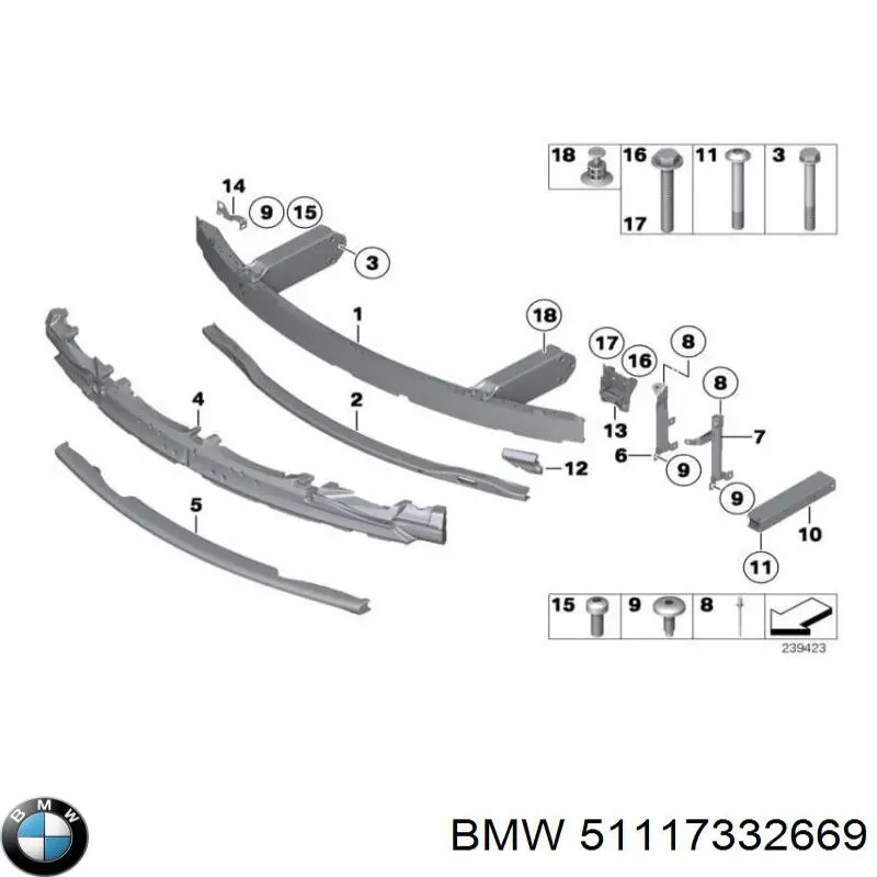 Купить 51117332669 BMW 