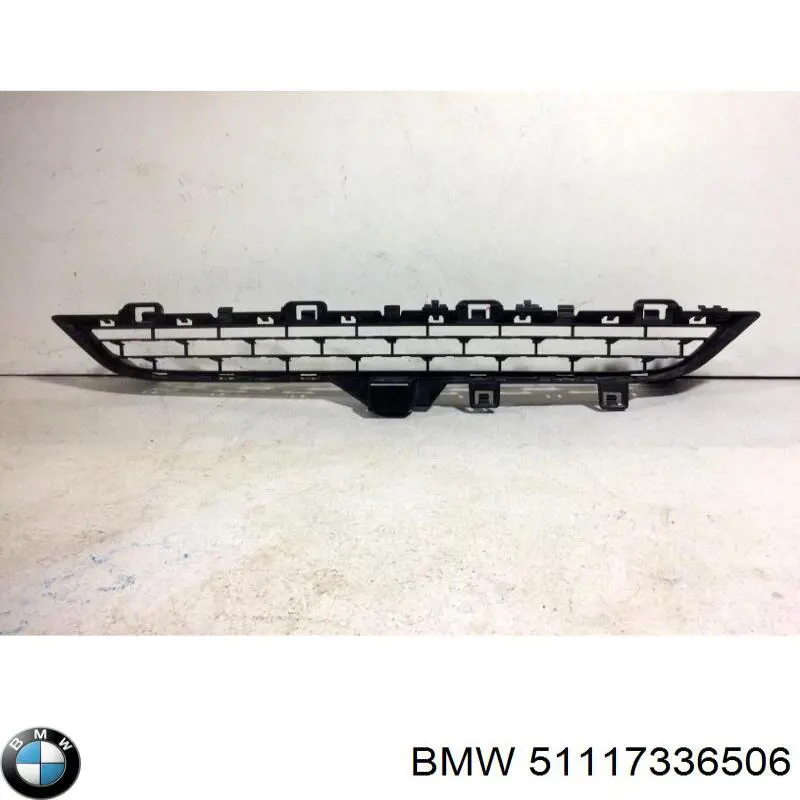 Решетка бампера переднего верхняя BMW 51117336506
