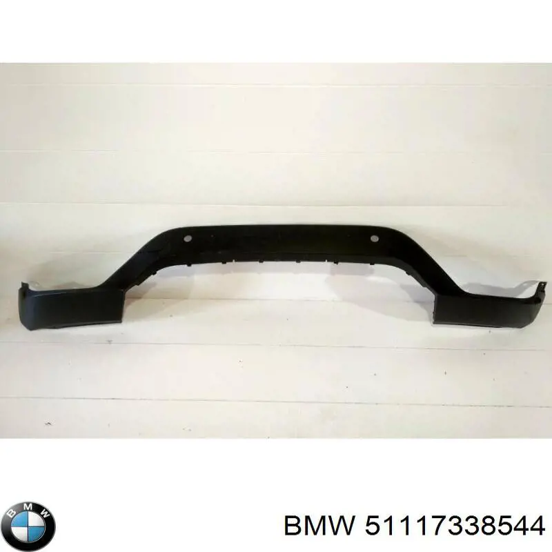 51117338544 BMW spoiler do pára-choque dianteiro