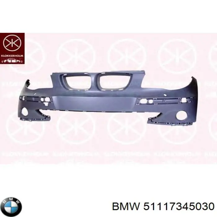 51117345030 BMW Бампер передний в сборе