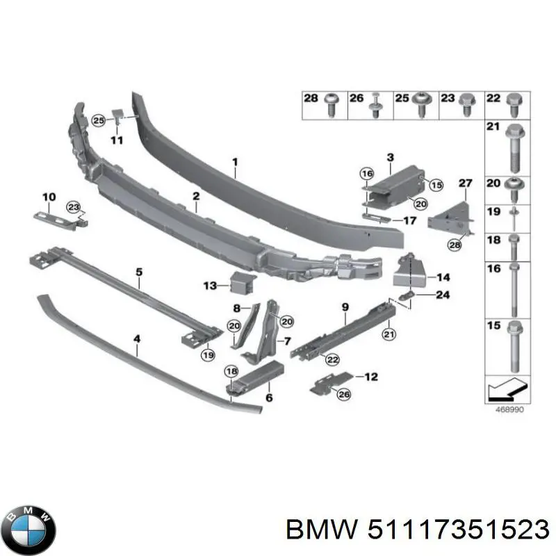 51117351523 BMW 