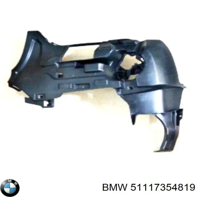 Кронштейн крепления противотуманной фары левой BMW 51117354819 цена, от 27.93 USD
