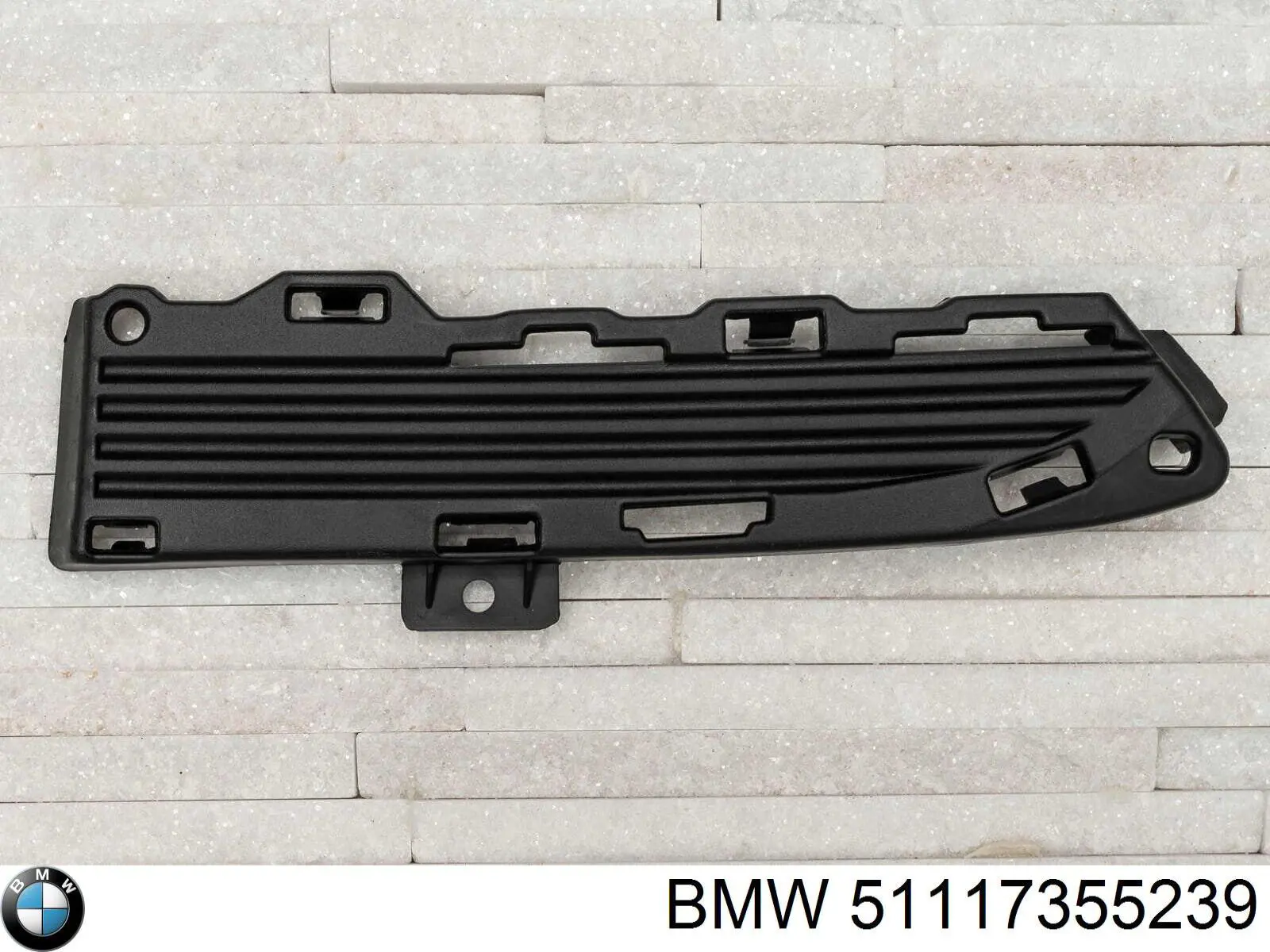51117355239 BMW Молдинг решетки бампера переднего левый