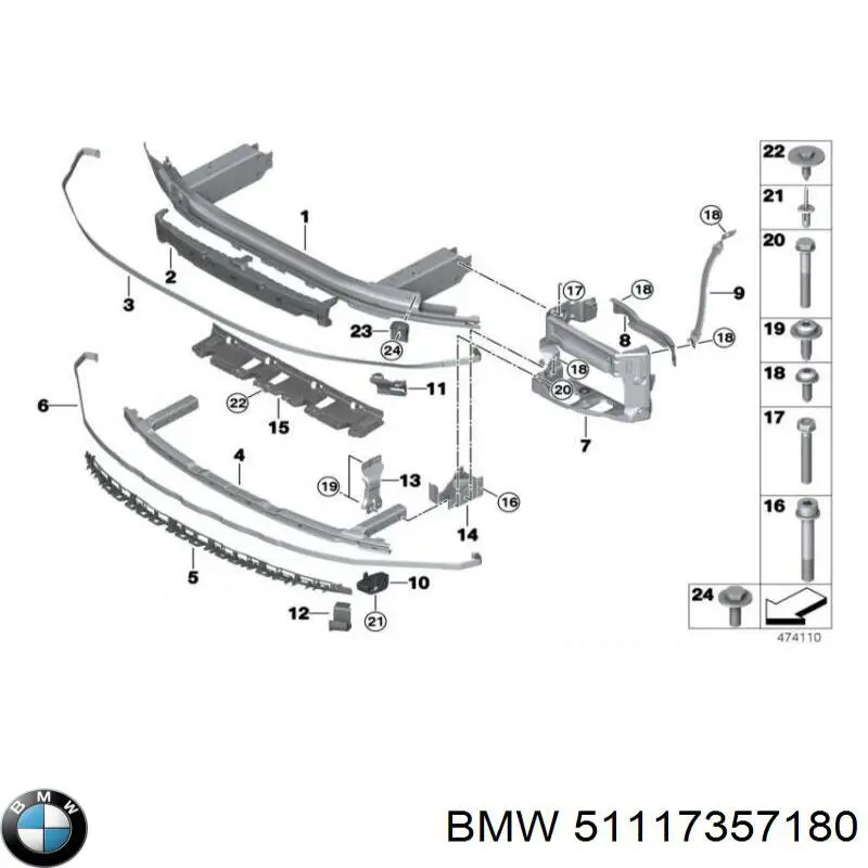 51117357180 BMW 