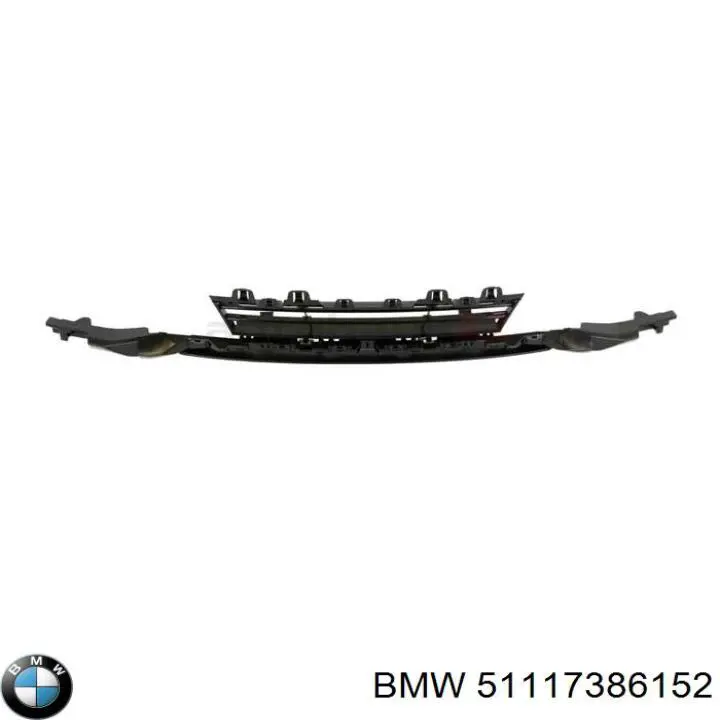 Купить 51117386152 BMW Решетка бампера переднего нижняя