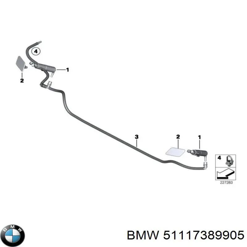 51117389905 BMW Бампер передний в сборе