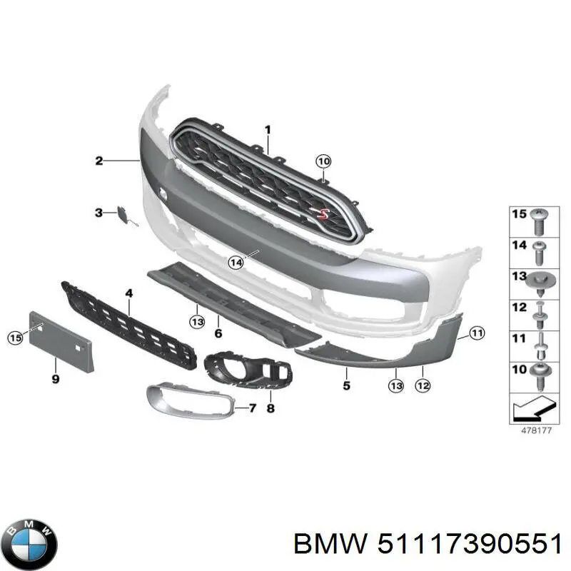  51117390551 BMW