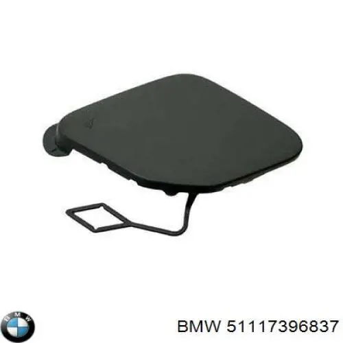 Заглушка буксировочного крюка в передний бампер BMW 51117396837 цена, от 6.40 USD