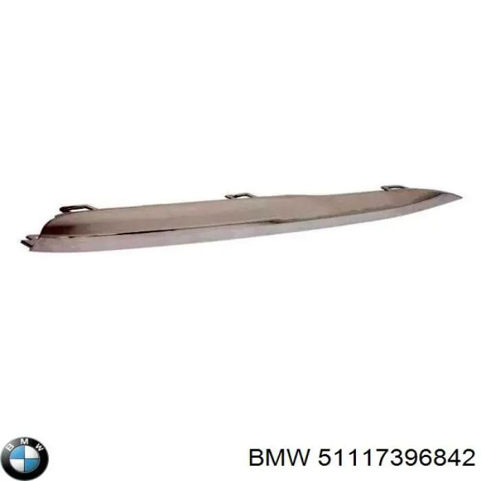 Молдинг решетки бампера переднего правый BMW 51117396842 цена, от 18.28 USD