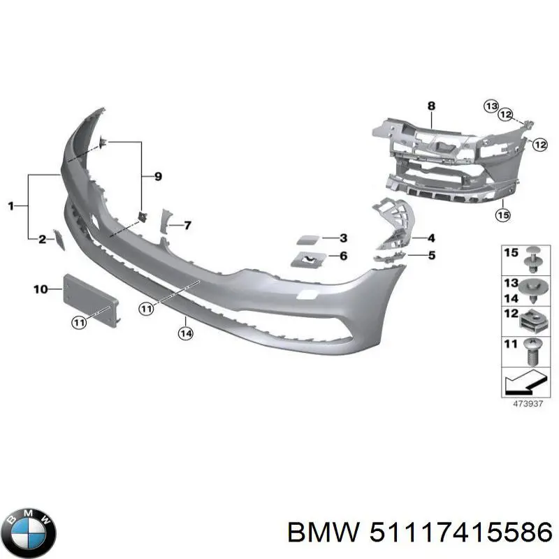 51117415586 BMW 