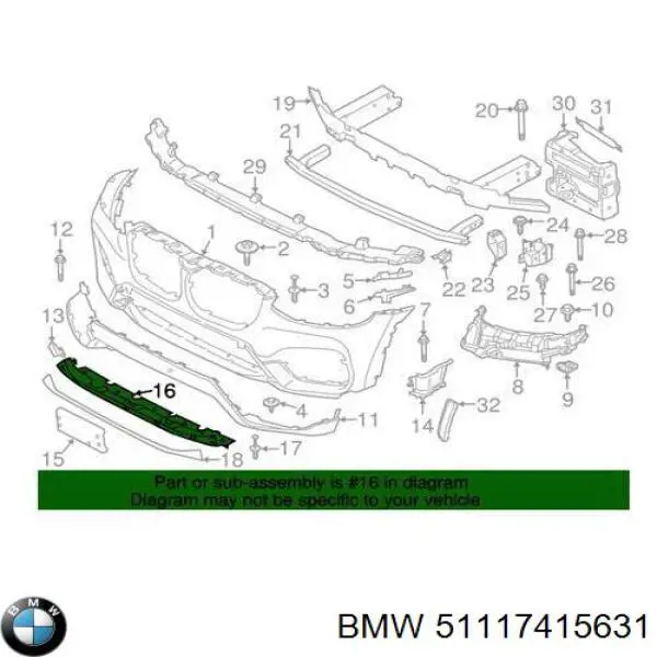  51117415631 BMW