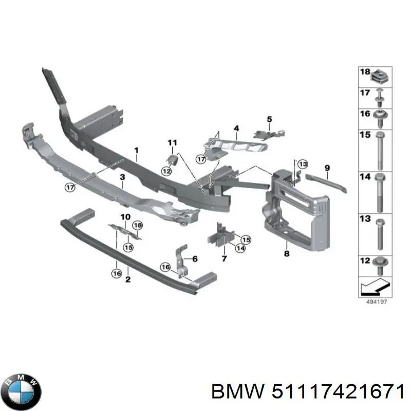  51117421671 BMW