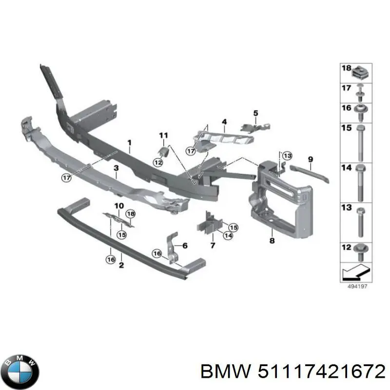  51117421672 BMW