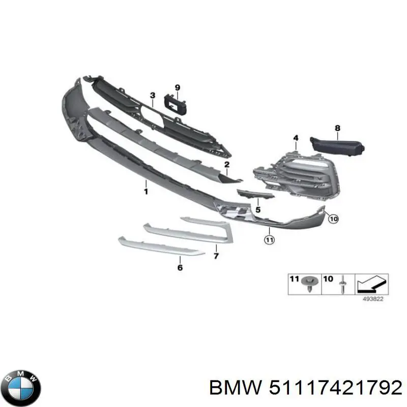  51117421792 BMW