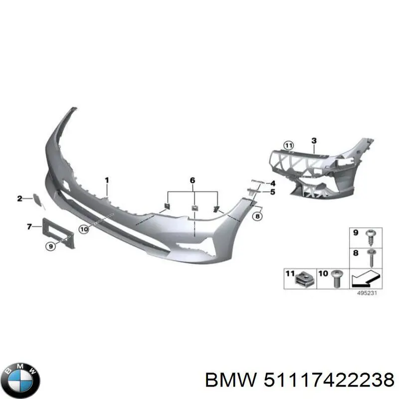 51117422238 BMW 