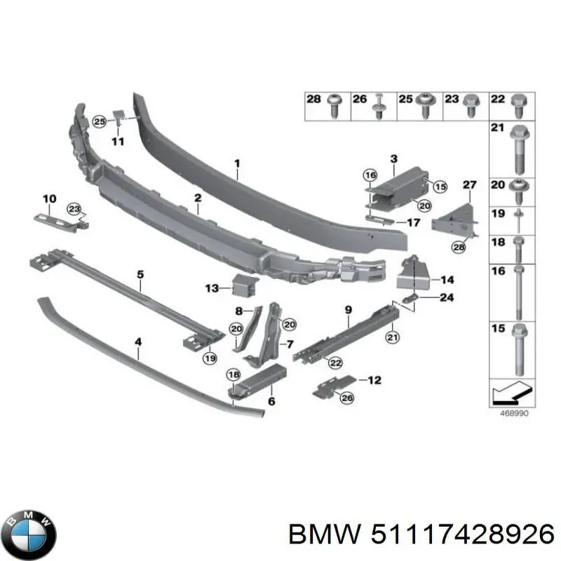  BMW 51117428926 цена, от 26.16 USD