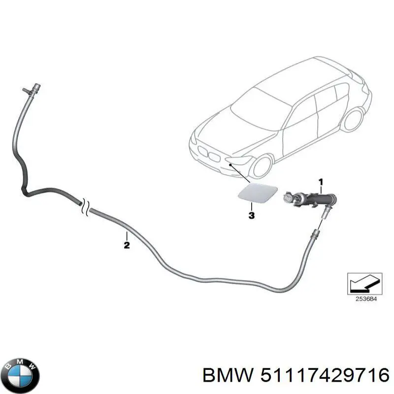 Купить 51117429716 BMW Буфер (бампер) передний