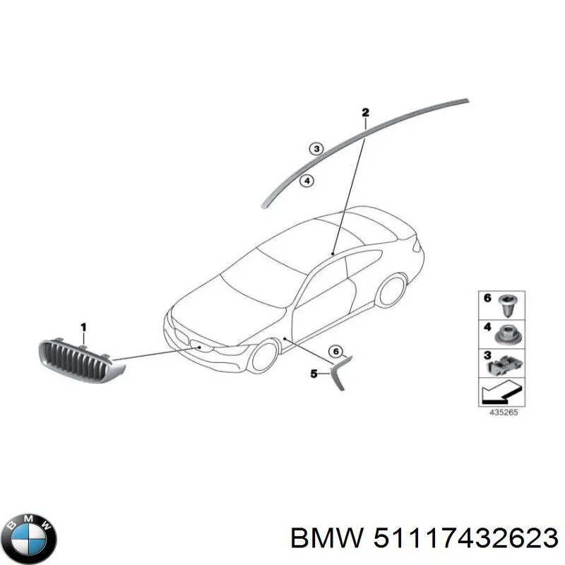  51117432623 BMW