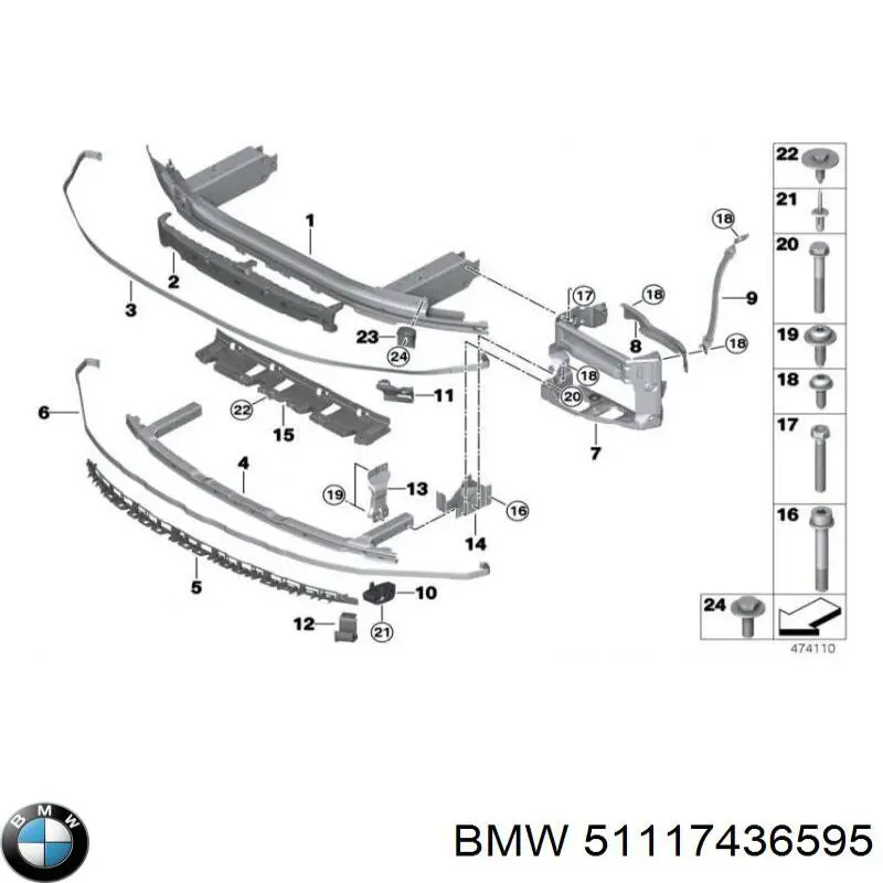  51117436595 BMW