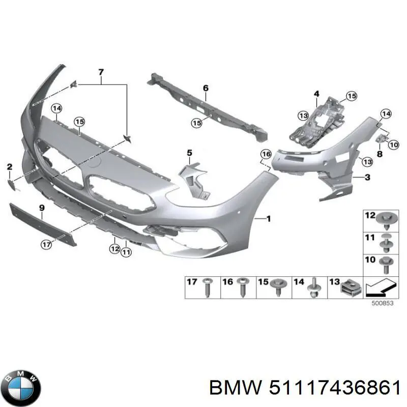  51117436861 BMW