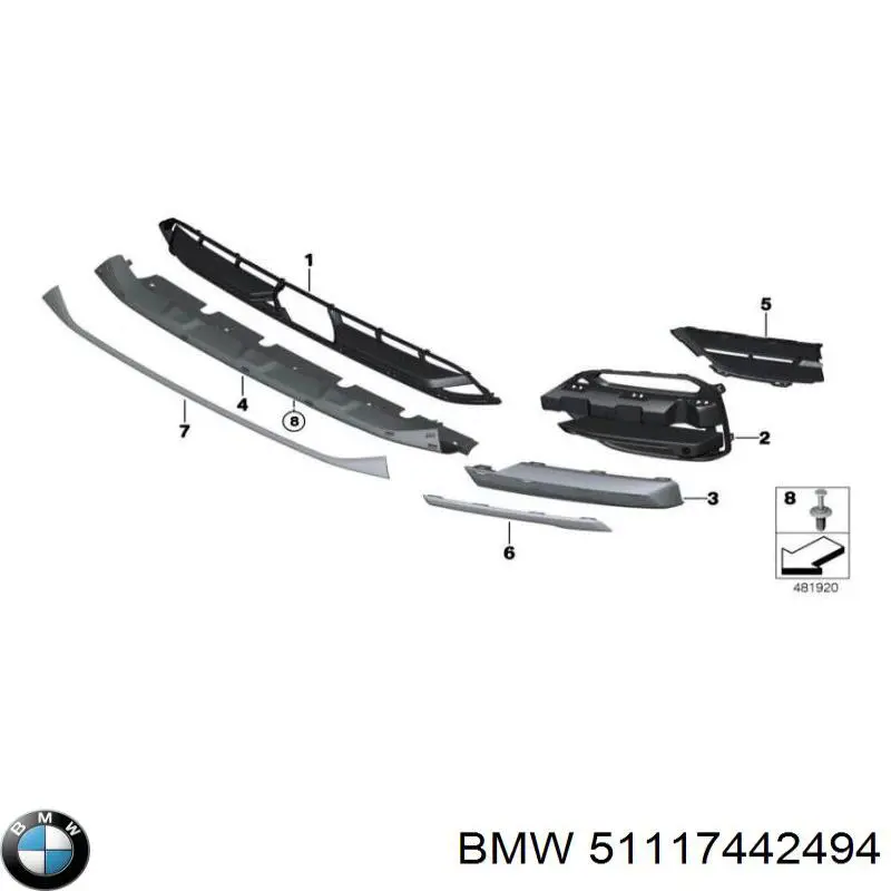  51117442494 BMW