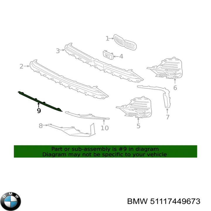  51117449673 BMW