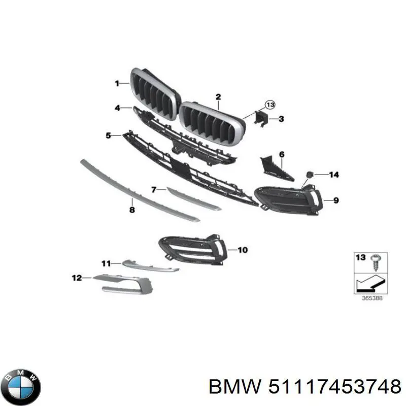 51117453748 BMW 