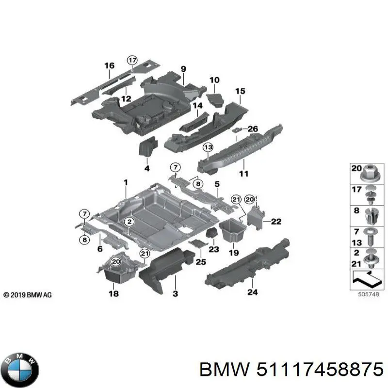  51117458875 BMW