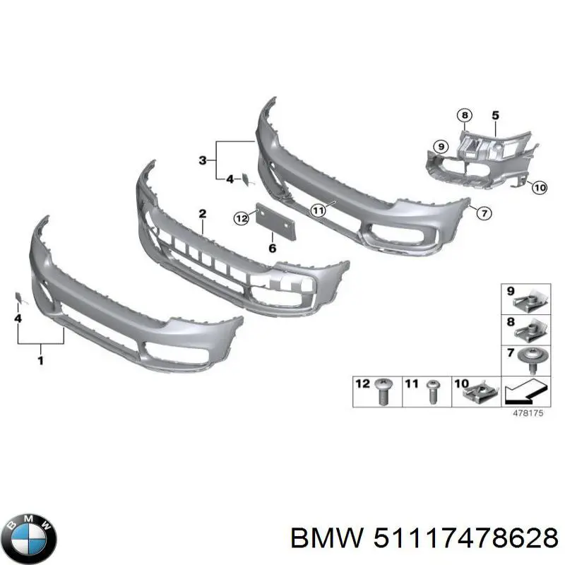  51117478628 BMW