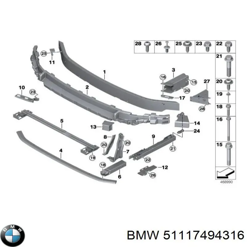  BMW 51117494316 цена, от 12.67 USD
