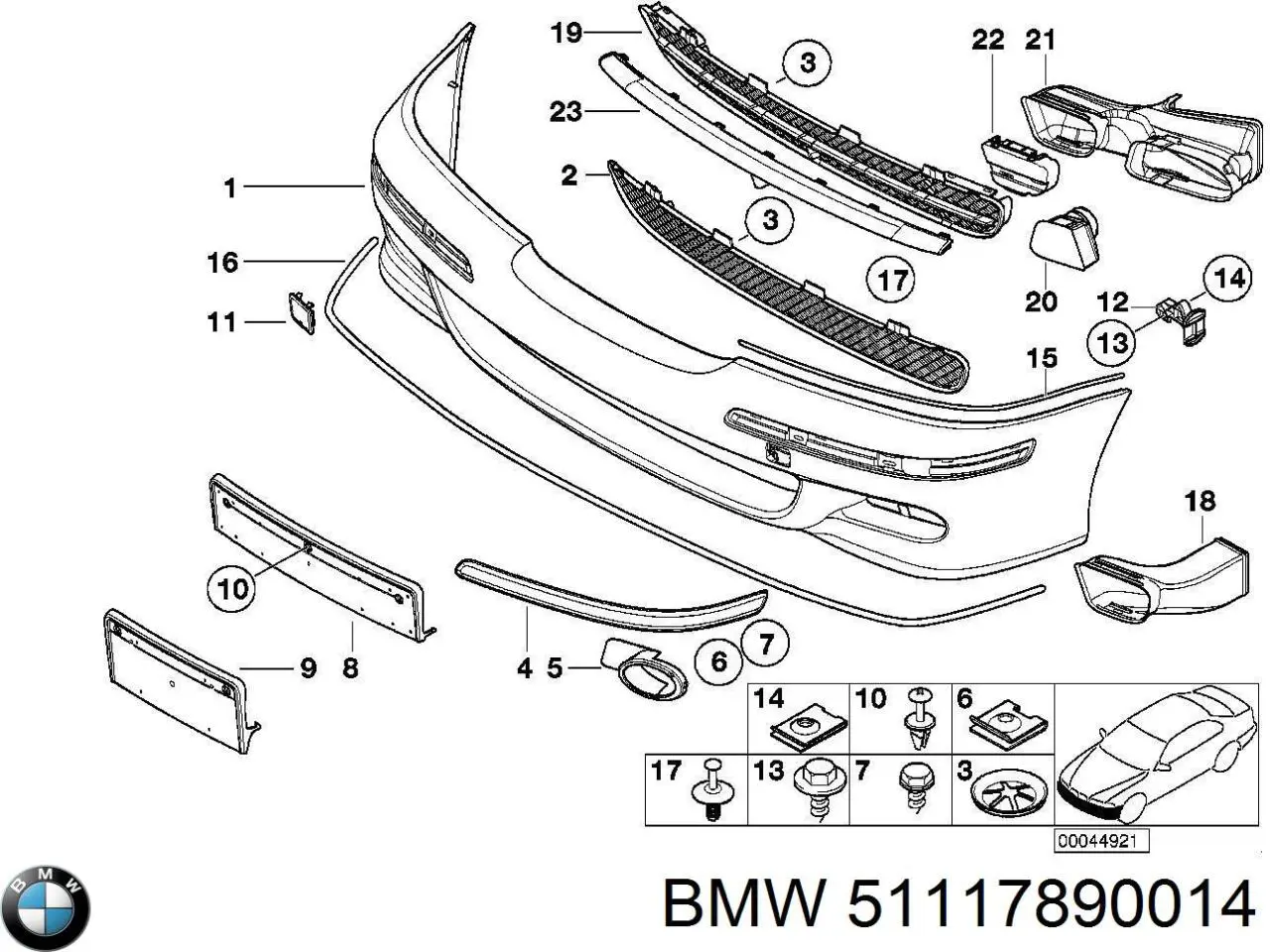  51117890014 BMW