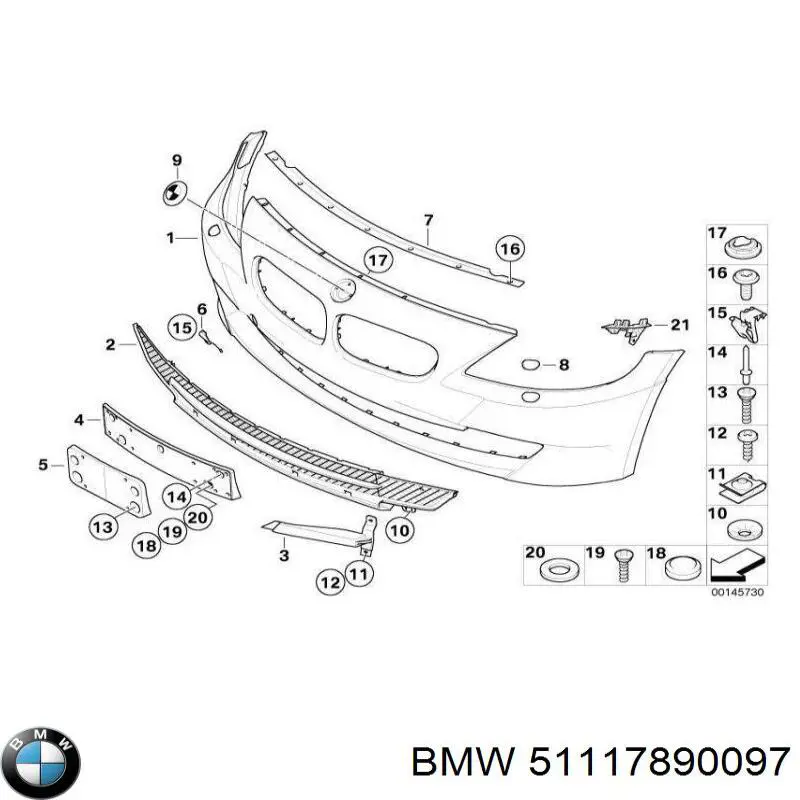  BMW 51117890097 цена, от 22.80 USD