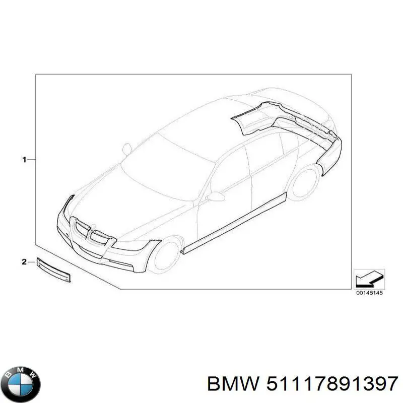  BMW 51117891397 цена, от 14.76 USD
