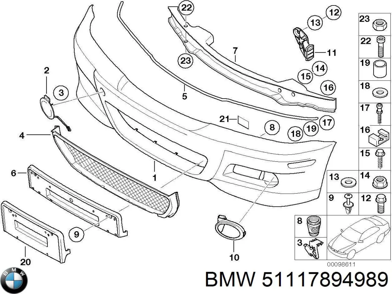 51117894989 BMW 